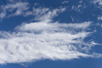 Soft clouds and blue sky