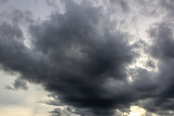 Obraz premium storm clouds timelapse