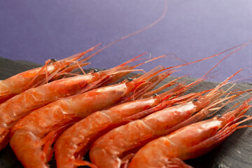 Sweet shrimp. Also known as Northern shrimp. 甘エビ。別名ホッコクアカエビ
