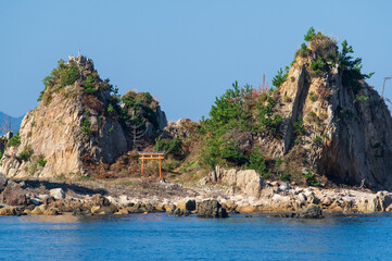 福井県若狭　美浜町の弁天崎