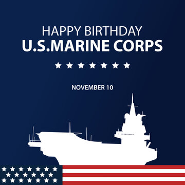 U.S. Marine Corps Birthday Template