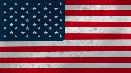 Naklejka premium American Flag background with grunge texture