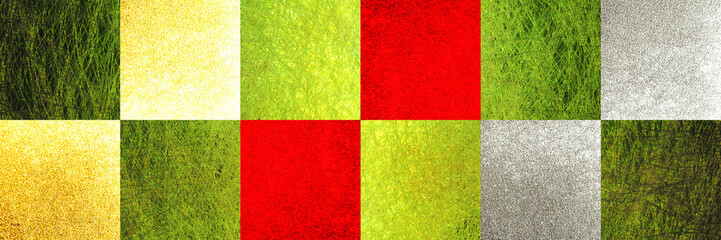 Fototapeta premium 金色のあるチェック模様