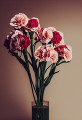 Valentines Day Flowers - computer generated to look like hyperrealistic, photorealistic flowers to celebrate valentines day