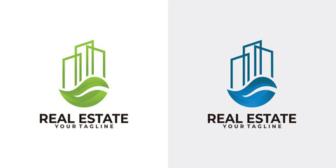 real estate logo icon vector isolated