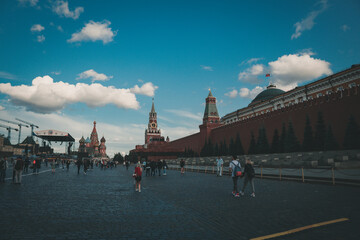 Towers of the Kremlin, Red Square, Moscow, Russia