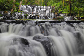 Beautiful of waterfall Sam lan waterfall, Namtok Samlan National Park, Saraburi, Thailand.