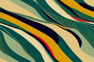 Abstract striped textured geometric seamless pattern. .