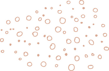 Abstract dotted organic shape vector illustration. Minimalistic liquid form, organic dashed stain or geometric dotty spot for modern abstract design or trendy fashion pattern