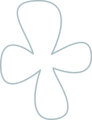 Liquid abstract contour spot