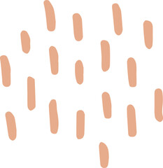 Organic dashed shape