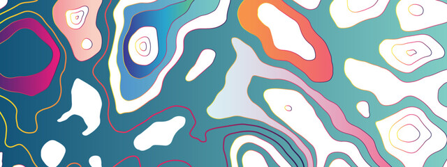 Colorfull paper cut background. Wallpaper for desktop. Cut out style. seamless pattern with colorful blots, vector background illustration.