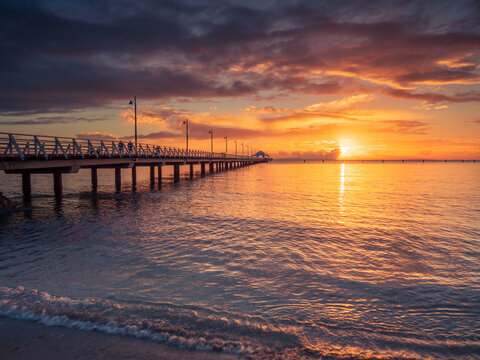 Sunrise Over The Pier
