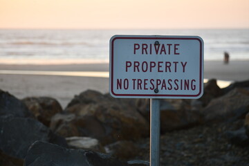 private beach access - obrazy, fototapety, plakaty