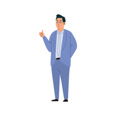 Business man illustration design