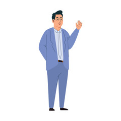 Business man illustration design