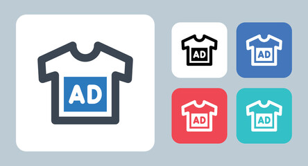 Product Ad icon - vector illustration . Product, advertising, advertisement, ad, ads, Marketing, Promotion, Announcement, Promote, Publicity, media, sign, symbol, flat, icons .