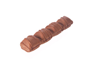 chocolate bar isolated on white background