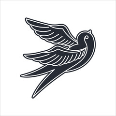 Swallow Tattoo Design