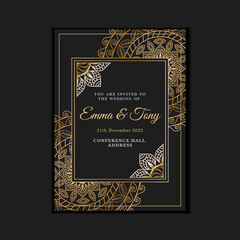 Wedding invitation save the date card template elegant flourishes ornaments vignette swirls vector illustration. Wedding vintage victorian frames and decorations