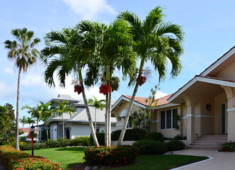 Street Scene on Marco Island at the Gulf of Mexico, Florida