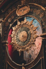 Details from inside Saint Basil's Cathedral, Moscow, Russia