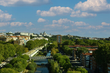 Obraz premium Vistas Madrid desde el Teleférico