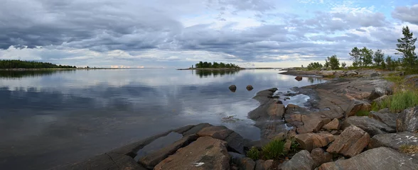 Panorama der Küste des Weißen Meeres. © sergunt