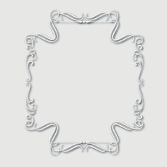 Frame, in the style of an ornament, Vector illustration eps 10, Art.