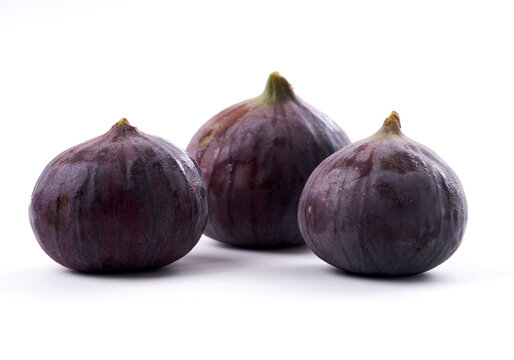 Black Figs On A White Background