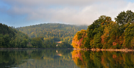 lake in autumn