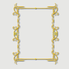 Frame, in the style of an ornament, Vector illustration eps 10, Art.