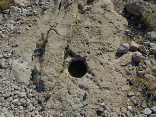 stone on the sand