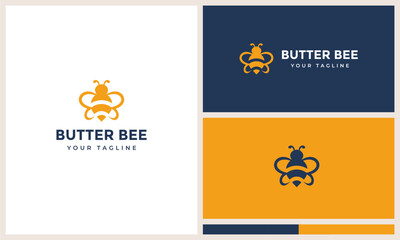 modern bee logo