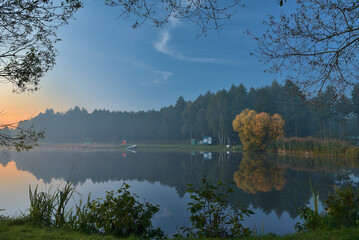 lake in autumn