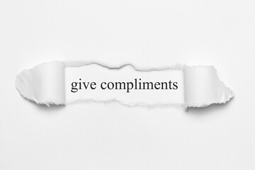give compliments