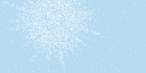 Falling snowflakes christmas background. Subtle