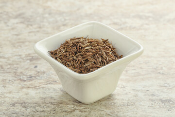 Zira seeds in the bowl