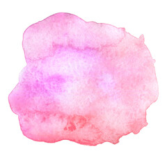 Watercolor abstract splash stain pastel color