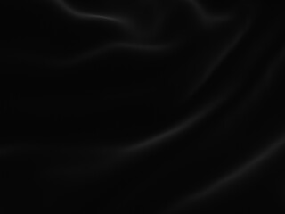 3d rendered black wave background