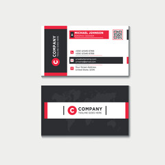 Business card design template, Creative Professional and modern business card design template, visiting card design template.