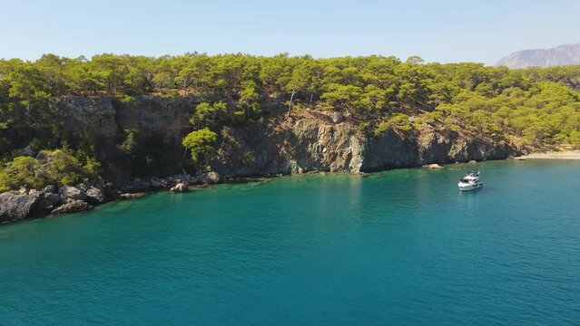 Paradise bay in Camyuva, Kemer, Turkey