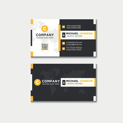 Business card design template, Creative Professional and modern business card design template, visiting card design template.