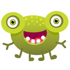 cute baby monster, robot, mutant