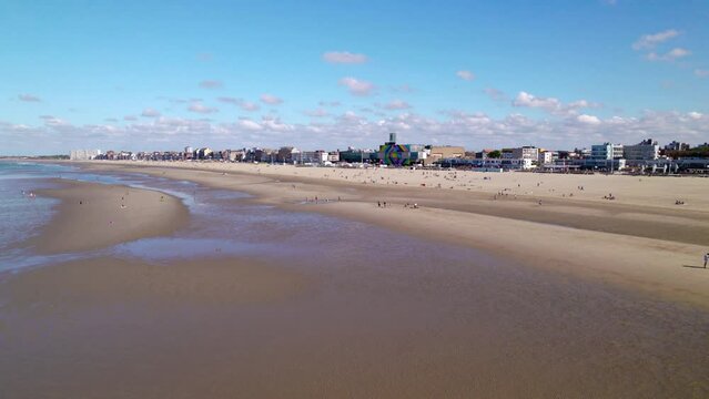 Malo-les-bain, dunkerque, plage, drone, cursal,  mer, 