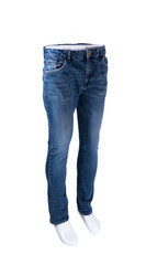 Naklejka premium Men's jeans isolated