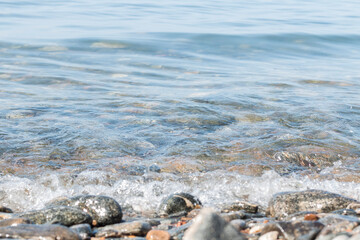 lake Baikal  in summer and autumn