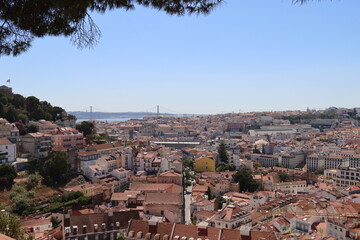 Fototapeta premium panorama of the city Lisbon 