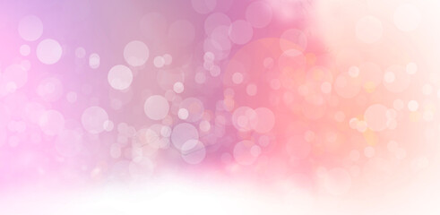 abstract bokeh background Pink and white