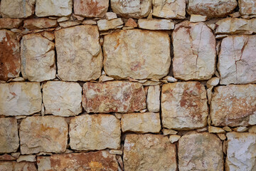 wall made of mix of stones